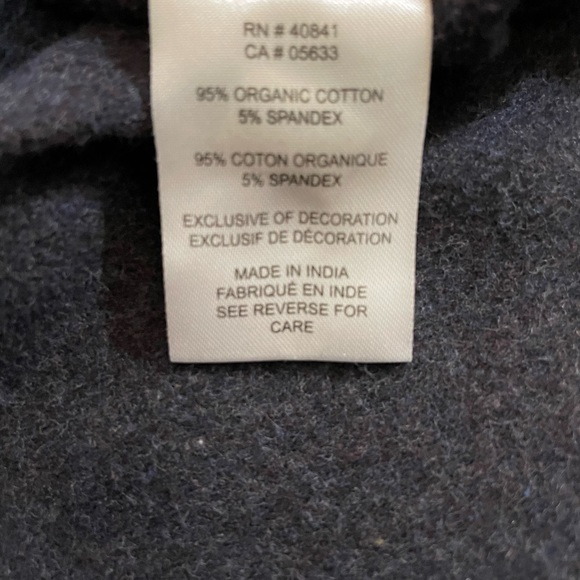 Ecoths men’s long sleeve button up shirt charcoal gray organic cotton size Med - Picture 16 of 16